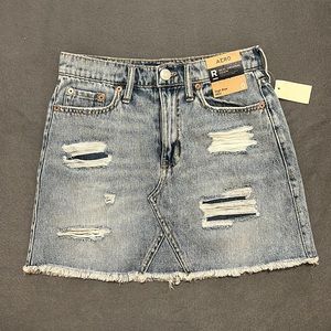AEROPOSTALE distressed denim skirt